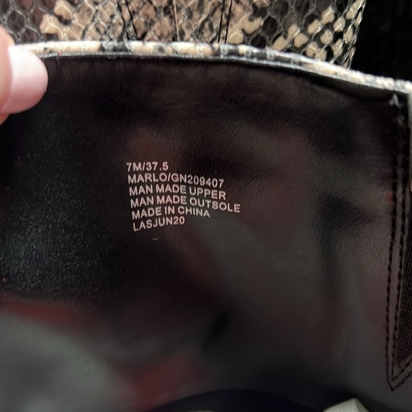 BCBGeneration Marlo Python Boots - Picture 5 of 7